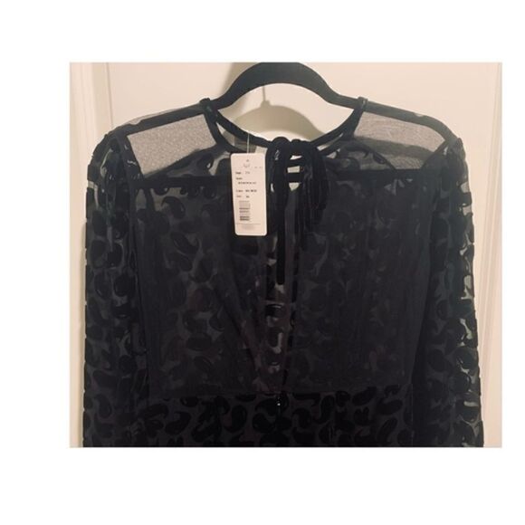 Sonia Rykiel textured dress with tie back NWT, New, Sheer Print,Mesh - Picture 5 of 6